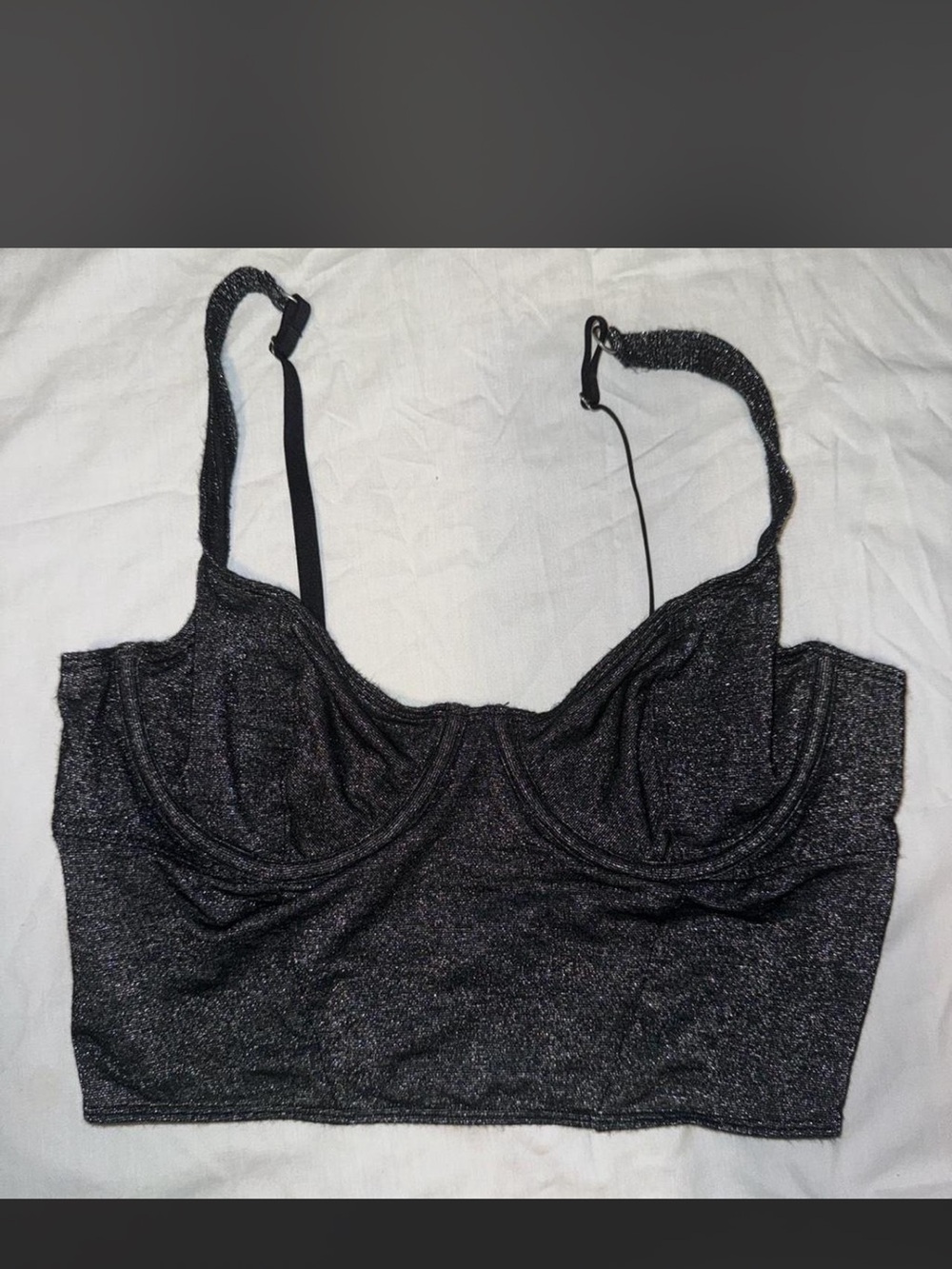 GILLY HICKS corset crop top